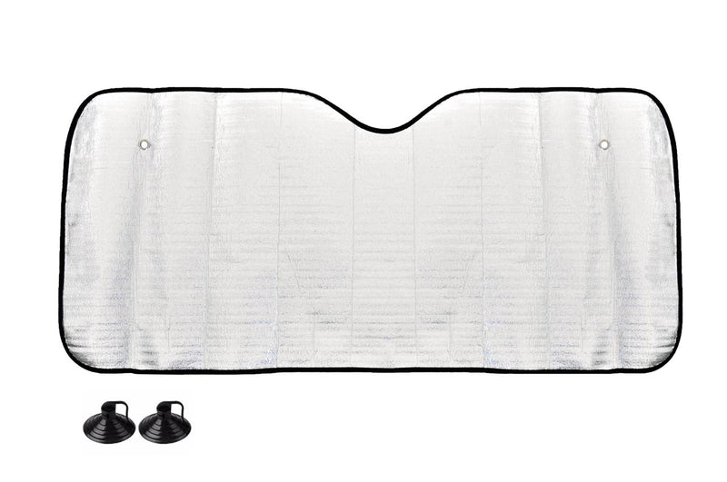 Parasolar parbriz argintiu din spuma EPE 150x80 cm