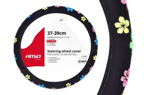 Husa volan model Floral  SWC-13-M (37-39cm)