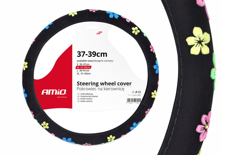 Husa volan model Floral  SWC-13-M (37-39cm)