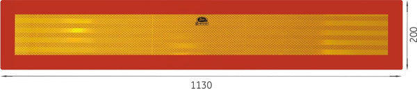 Placuta reflectorizanta pentru camioane 113x20 cm