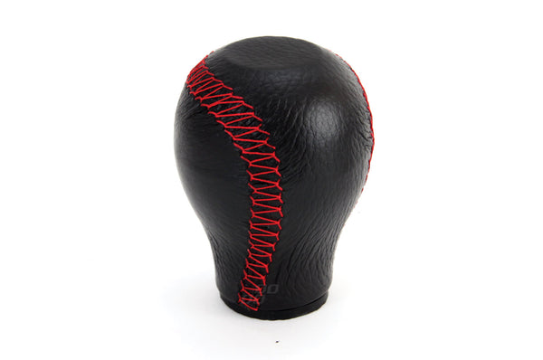 Nuca schimbator de viteza din piele cu cusatura rosie