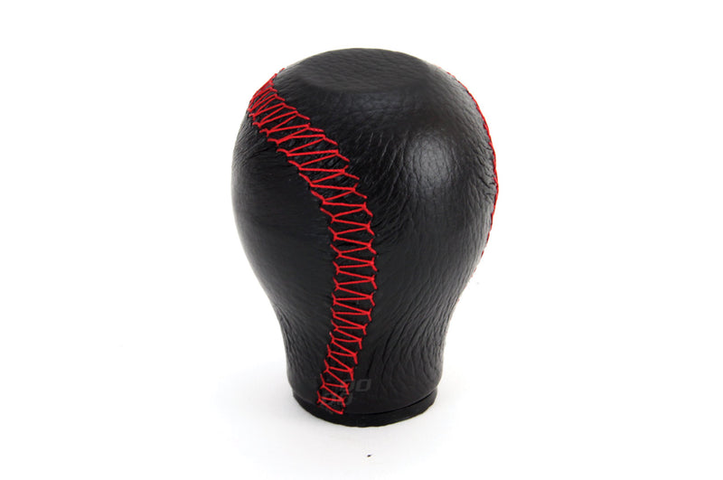 Nuca schimbator de viteza din piele cu cusatura rosie