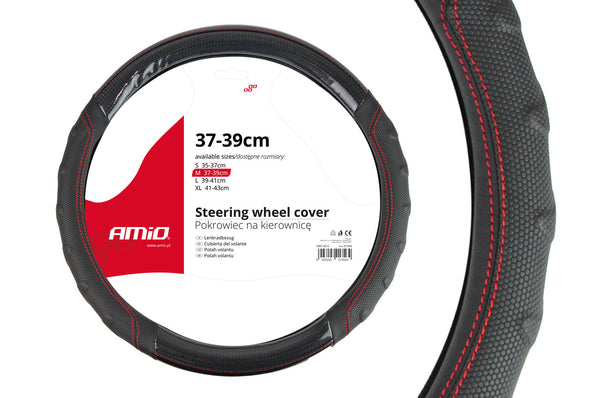 Husa volan Waves + cusatura rosie SWC-21-M (37-39cm)