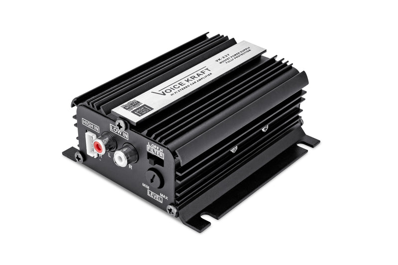 Amplificator Auto Mini Voice Kraft VK-237, 2 x 40W