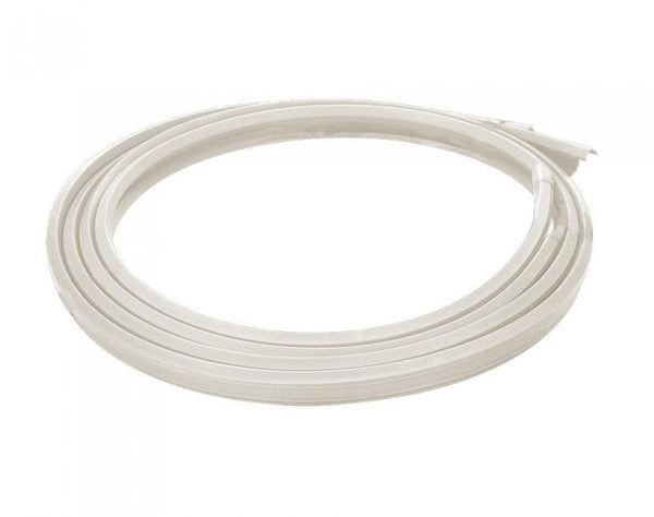 Set protectie jante, calitate Premium, 4 inele din plastic, culoare ALB