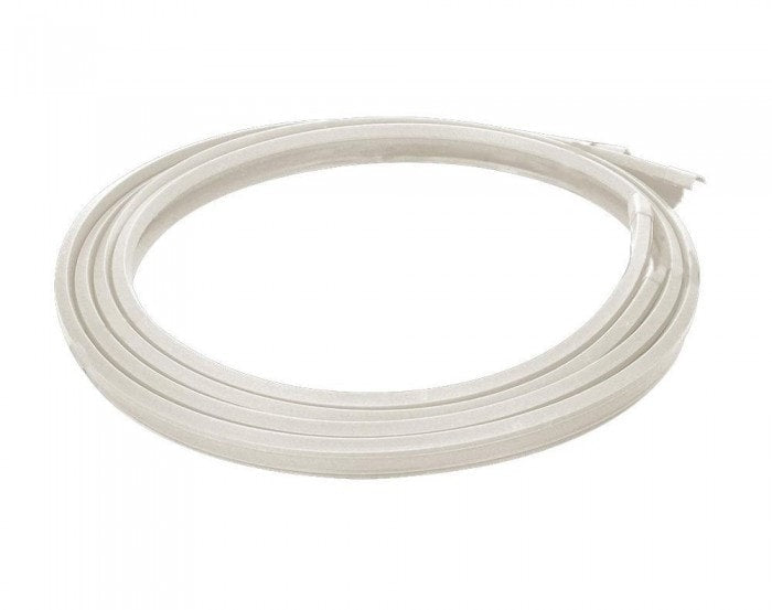 Set protectie jante, calitate Premium, 4 inele din plastic, culoare ALB