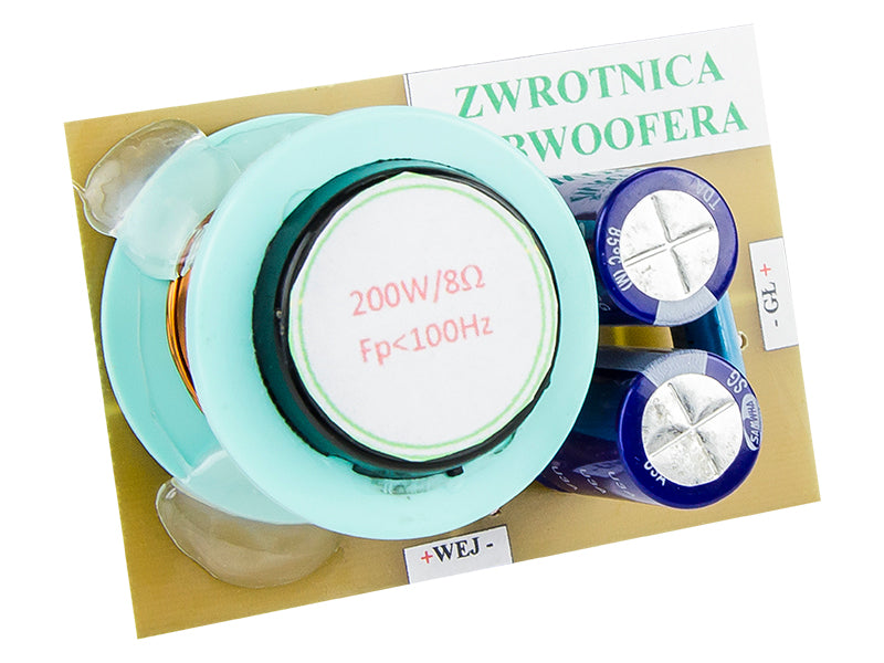 Filtru Subwoofer, crossover, 200W / 8 Ohm