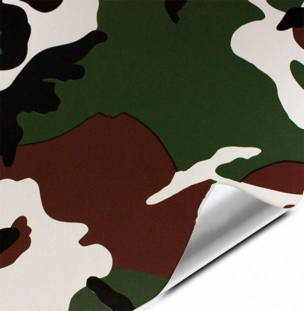 Folie colantare auto CAMUFLAJ FOREST (3m x 1,52m)
