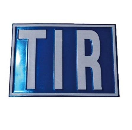 Placuta metalica TIR din otel reliefat