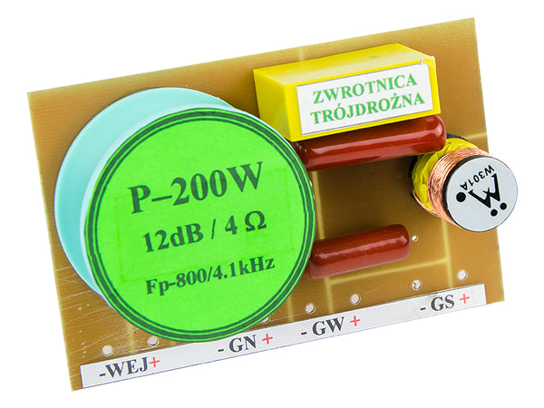 Filtru boxa, crossover cu 3 cai, 200W / 4 Ohm