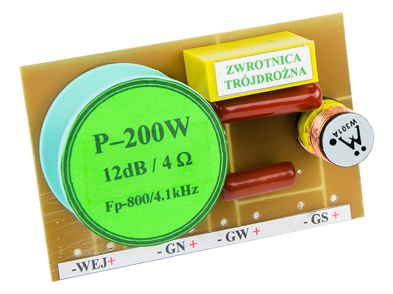 Filtru boxa, crossover cu 3 cai, 200W / 4 Ohm