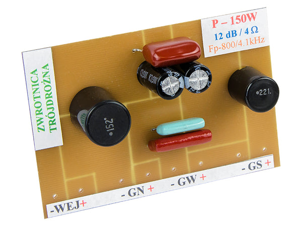 Filtru boxa, crossover cu 3 cai, 150W / 4 Ohm