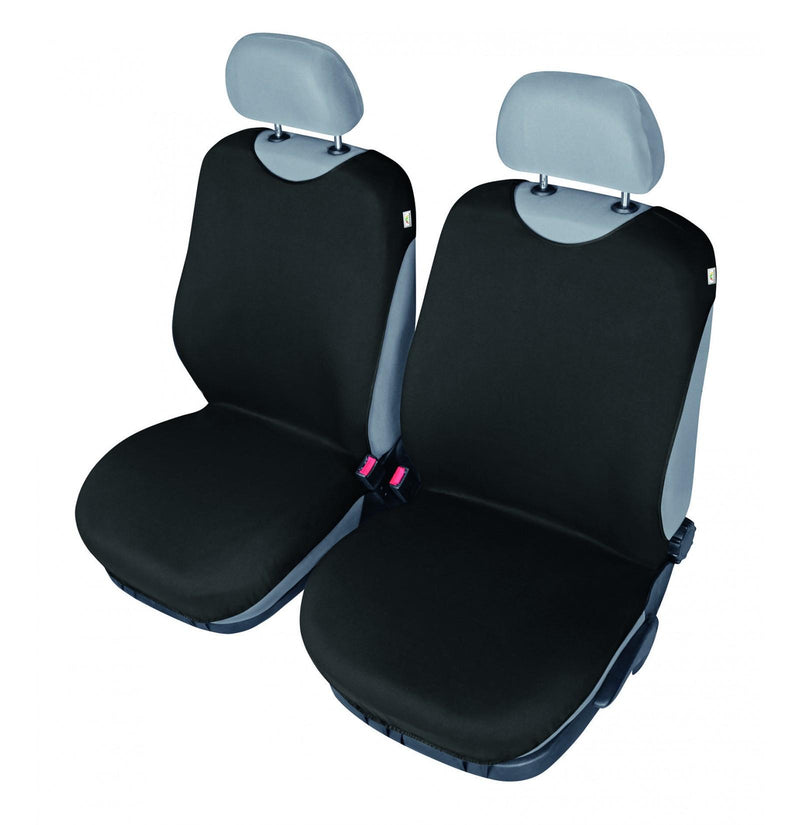 Huse scaun auto tip "maiou" set 2 buc - NEGRU