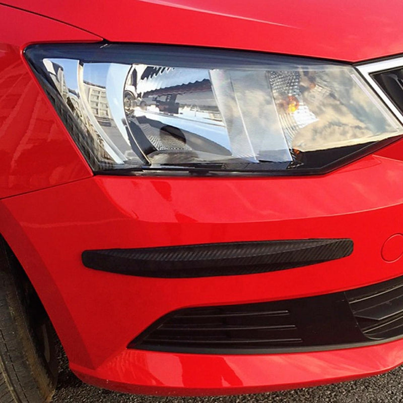 Set 2 bandouri de protectie bara, culoare Negru, finisaj Carbon