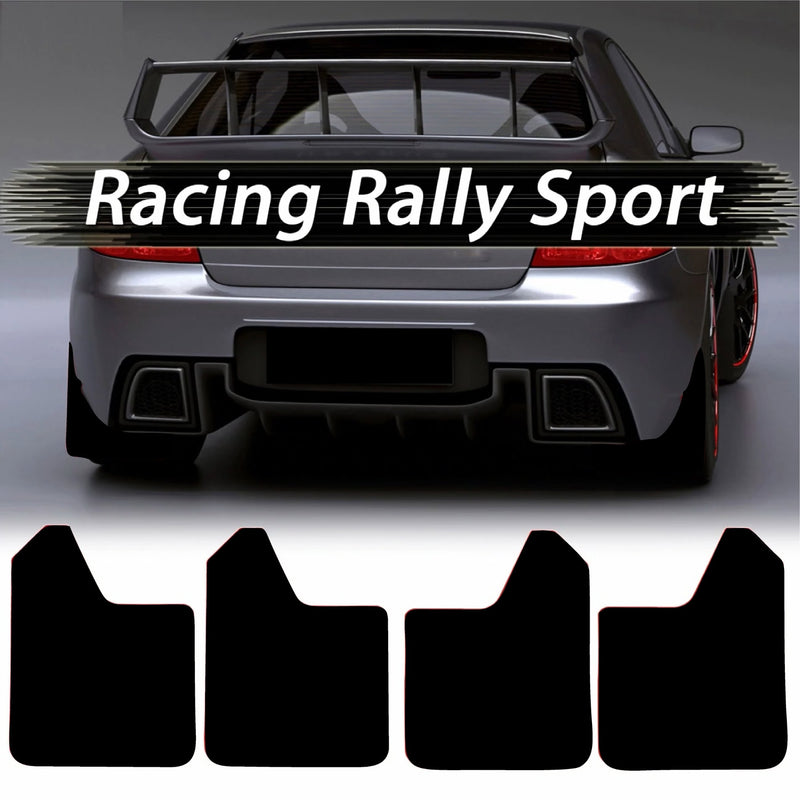 Set 4 Aparatori Noroi SPORT din cauciuc pentru autoturisme, universale,  model Blank, dimensiune 30 x 23cm