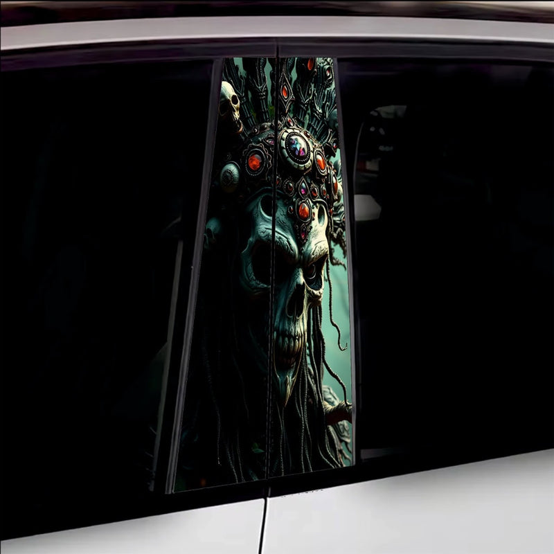 Set 2 stickere decorative pentru stalpii usilor, print autoadeziv de inalta rezolutie, dimensine 2 buc x 50 x 22 cm , cod: AVX-SSU-13