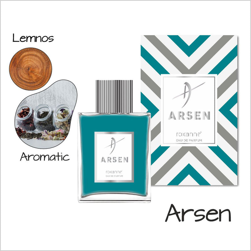 Apa de parfum Arsen, Lemnos-Aromatic, Barbati, 100 ml