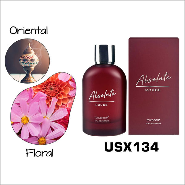 Apa de parfum Absolute Rouge, Oriental-Floral, Unisex, 100ml