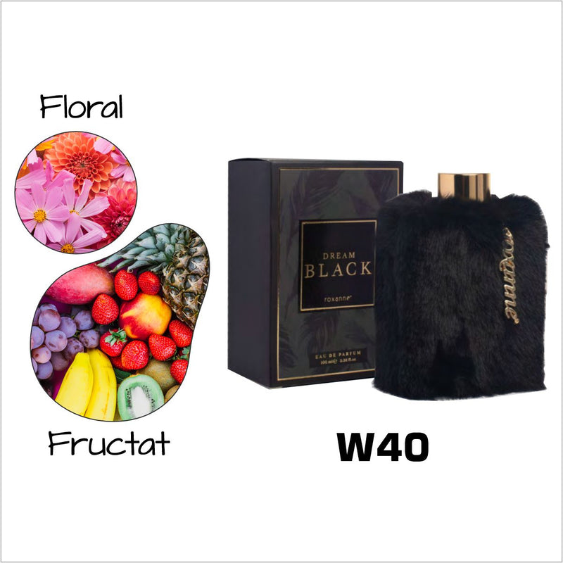 Apa de parfum Dream Black, Floral-Fructat, Femei, 100ml