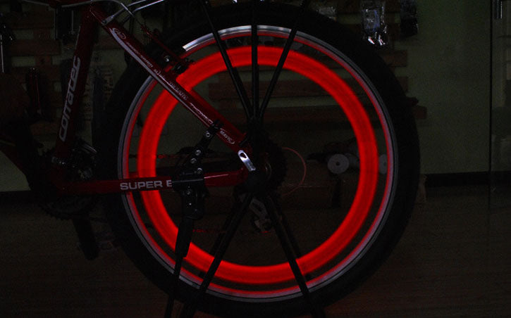 Lumina LED Ambientala pentru bicicleta - ROSU