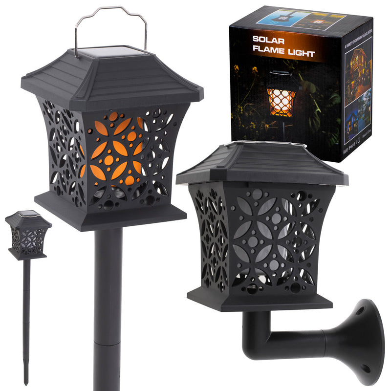 Lampa solara de exterior "COMBO" cu 12 LED-uri cu posibilitate de montaj la sol sau pe perete