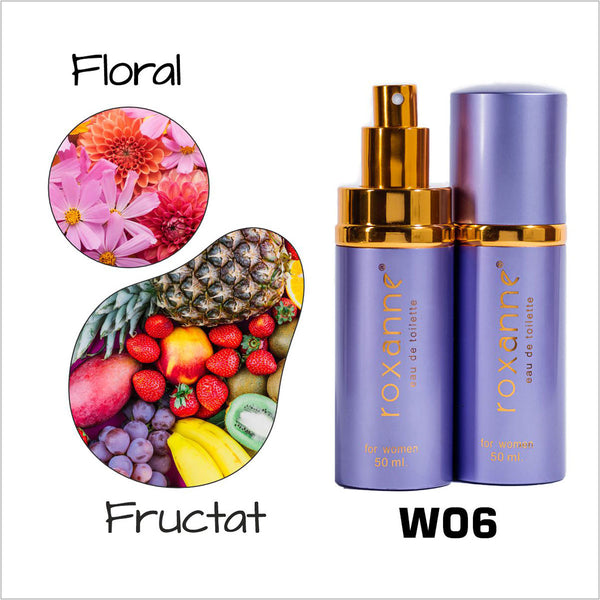 Parfum Roxanne W06, Blue Clair, Floral-Fructat, Femei, 50 ml