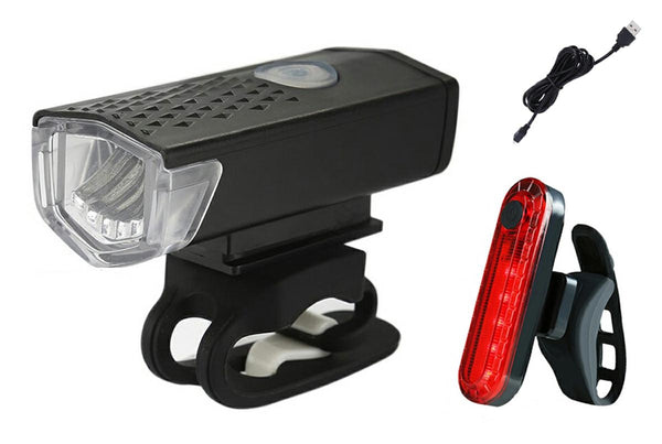 Kit Bicicleta Lampa Frontala LED + Lampa Stop LED ZD41B