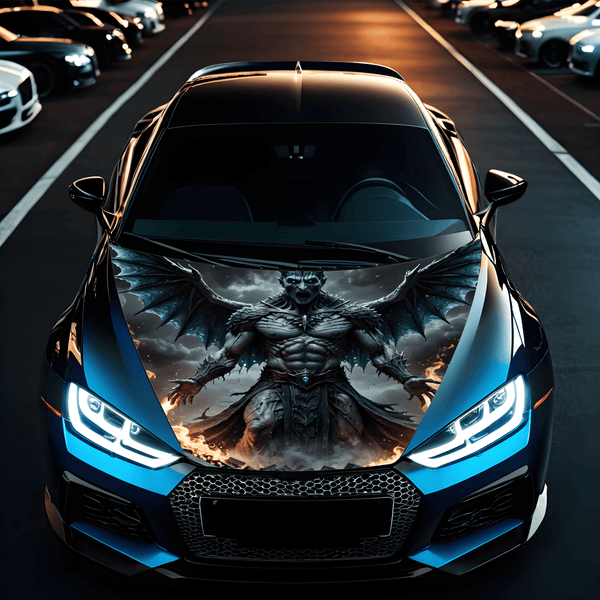 Folie Capota Auto "Hood Art" rezistenta la exterior, marime M (165 x 120cm) - Cod: AVX-CAPOTA-026M