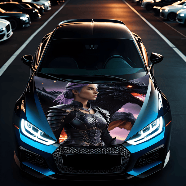 Folie Capota Auto "Hood Art" rezistenta la exterior, marime M (165 x 120cm) - Cod: AVX-CAPOTA-002M