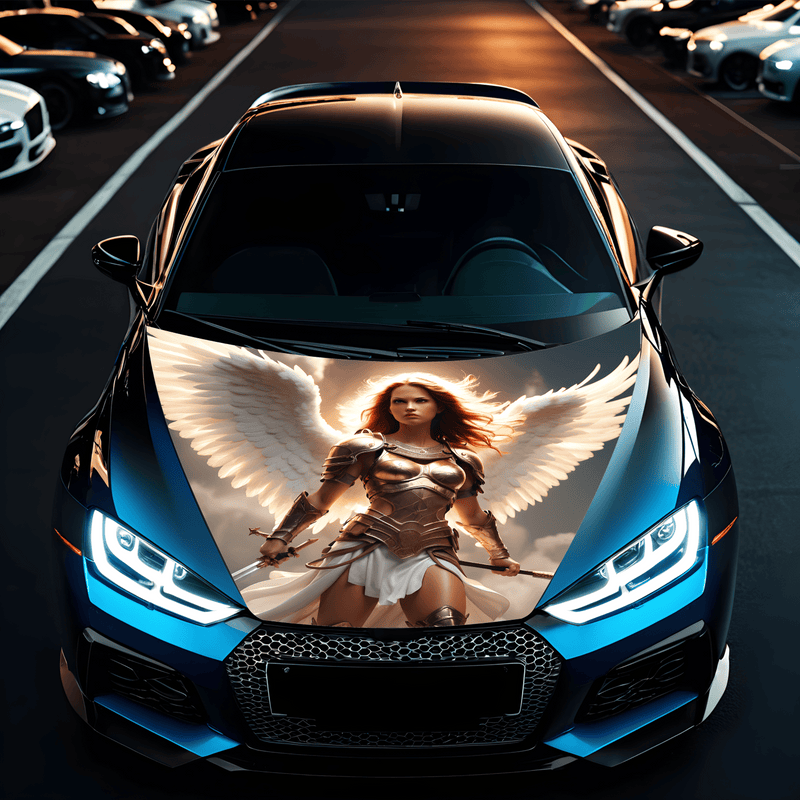 Folie Capota Auto "Hood Art" rezistenta la exterior, marime M (165 x 120cm) - Cod: AVX-CAPOTA-003M