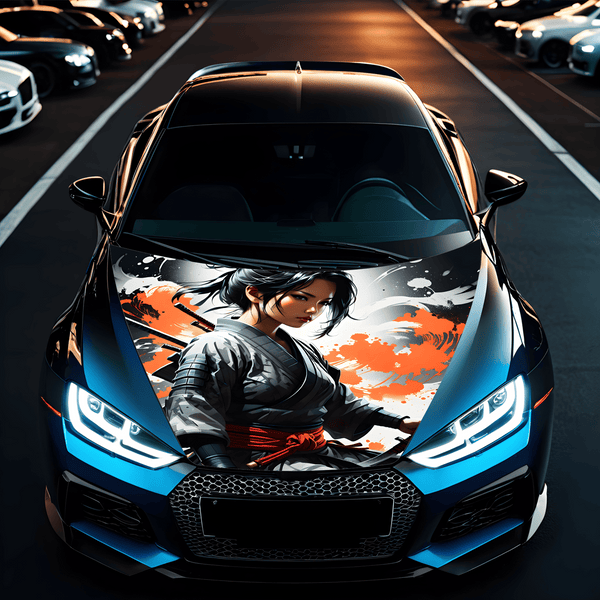 Folie Capota Auto "Hood Art" rezistenta la exterior, marime M (165 x 120cm) - Cod: AVX-CAPOTA-005M