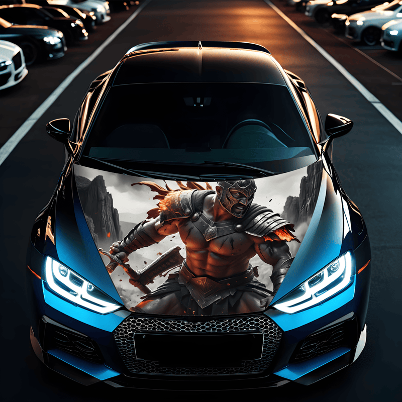 Folie Capota Auto "Hood Art" rezistenta la exterior, marime S (150 x 110cm) - Cod: AVX-CAPOTA-008S