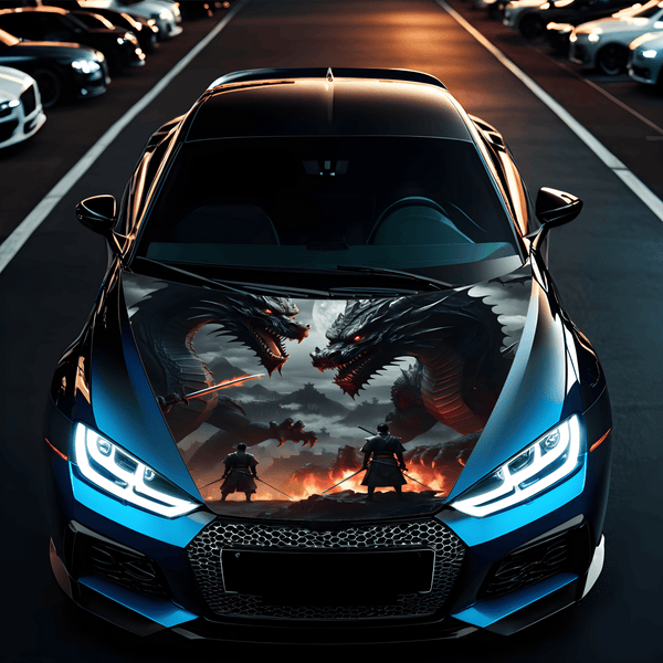 Folie Capota Auto "Hood Art" rezistenta la exterior, marime L (180 x 130cm) - Cod: AVX-CAPOTA-022L