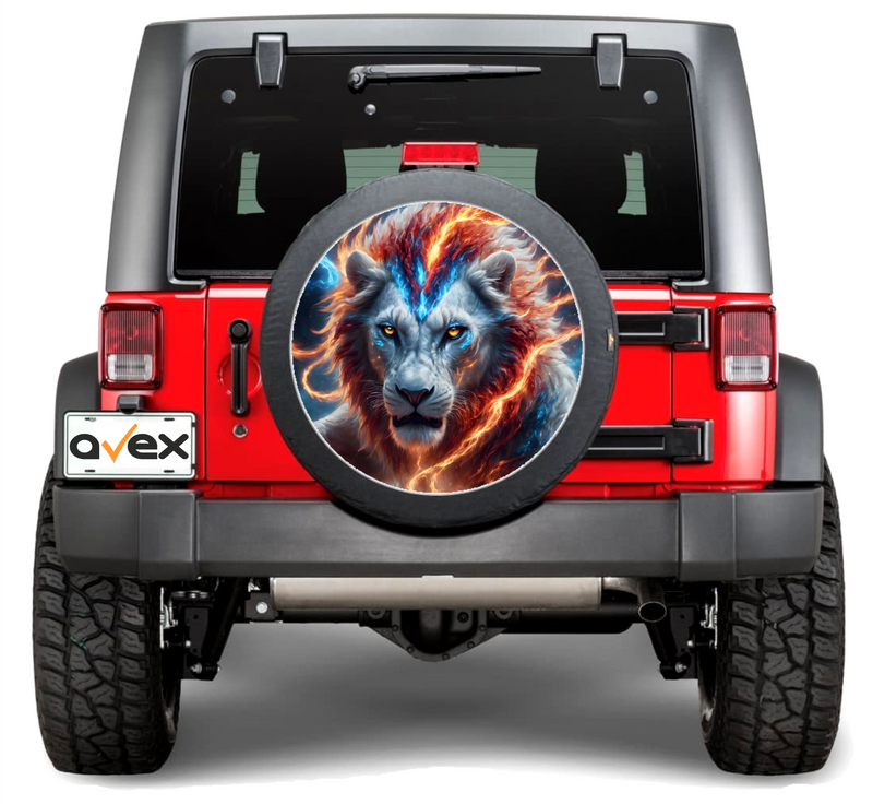 Sticker Auto "Roata de Rezerva" rezistenta la intemperii si raze UV, diametru 55 cm, Cod: AVX-RR05