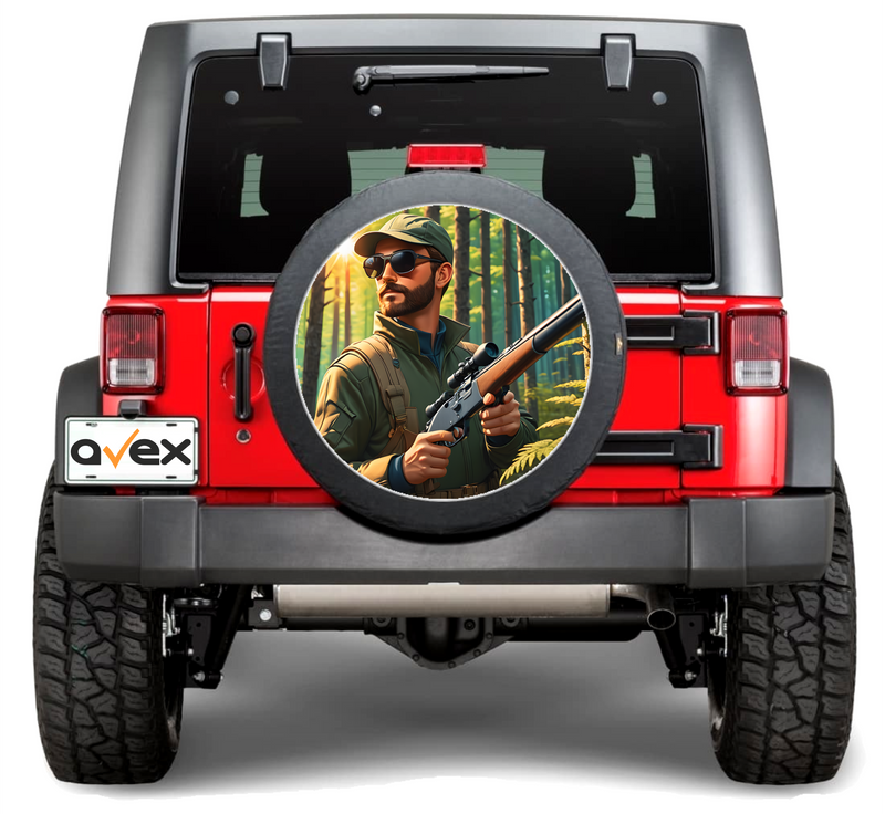 Sticker Auto "Roata de Rezerva" rezistenta la intemperii si raze UV, diametru 55 cm, Cod: AVX-RR20