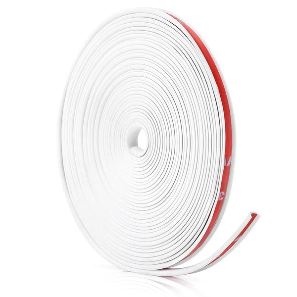 Inele de protectie si decor jante, adezive, din plastic flexibil - ALB